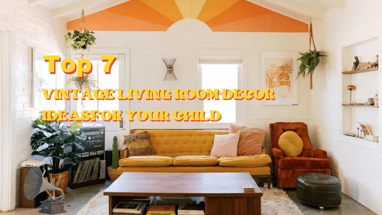 vintage living room decor image